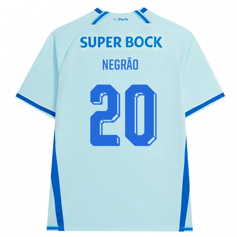 Danxen Homem Camisola Maria Negrão #20 Lightcyan Azul Terceiro 2026/27 Camisa