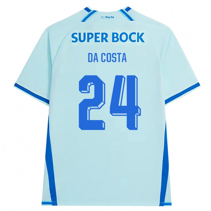 Danxen Homem Camisola Seif Da Costa #24 Lightcyan Azul Terceiro 2026/27 Camisa