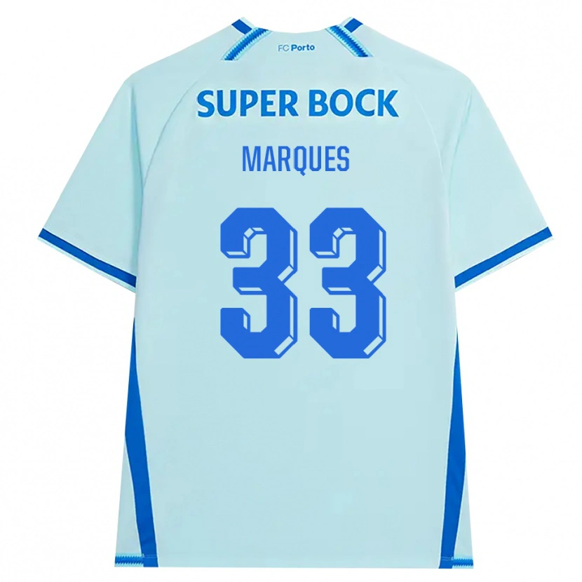 Danxen Homem Camisola Bárbara Marques #33 Lightcyan Azul Terceiro 2026/27 Camisa