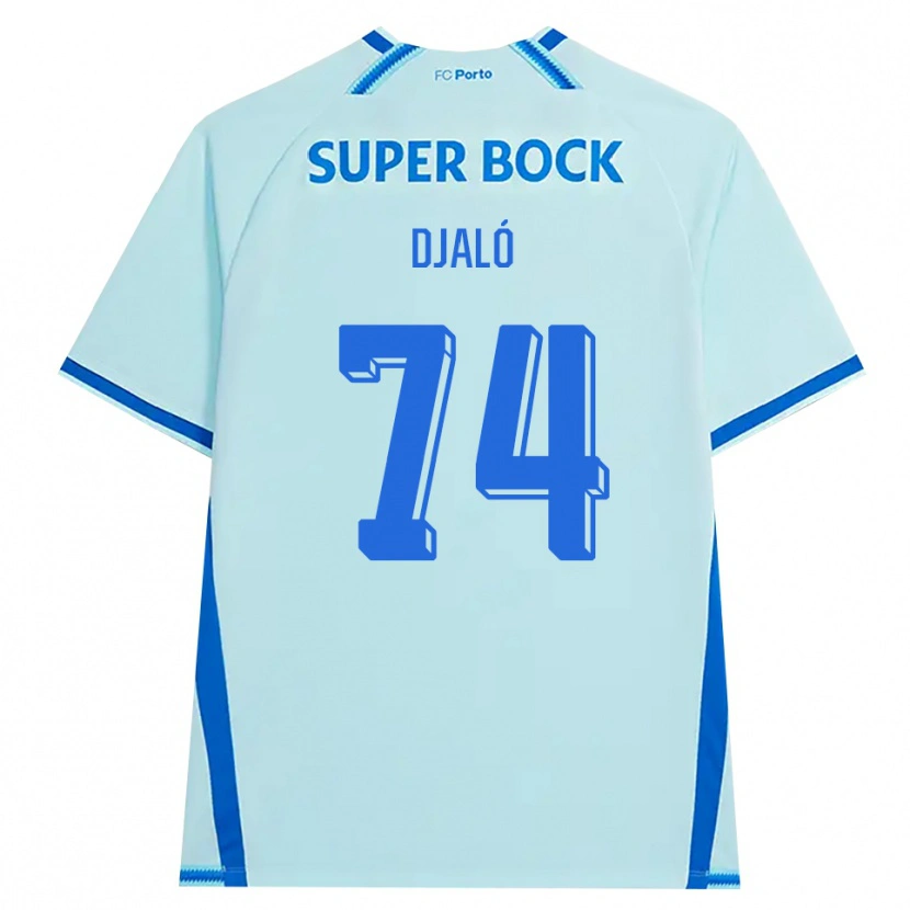 Danxen Homem Camisola Ussumane Djaló #74 Lightcyan Azul Terceiro 2026/27 Camisa