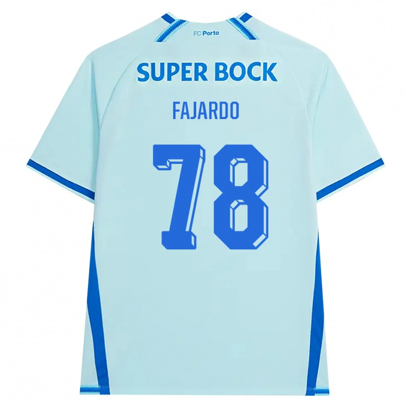 Danxen Homem Camisola Leonardo Fajardo #78 Lightcyan Azul Terceiro 2026/27 Camisa