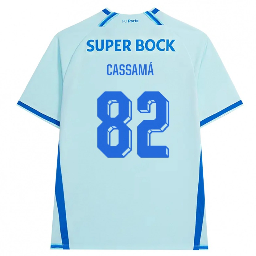 Danxen Homem Camisola Abdu Cassamá #82 Lightcyan Azul Terceiro 2026/27 Camisa