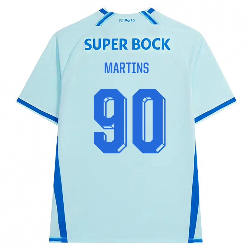 Danxen Homem Camisola Gil Martins #90 Lightcyan Azul Terceiro 2026/27 Camisa