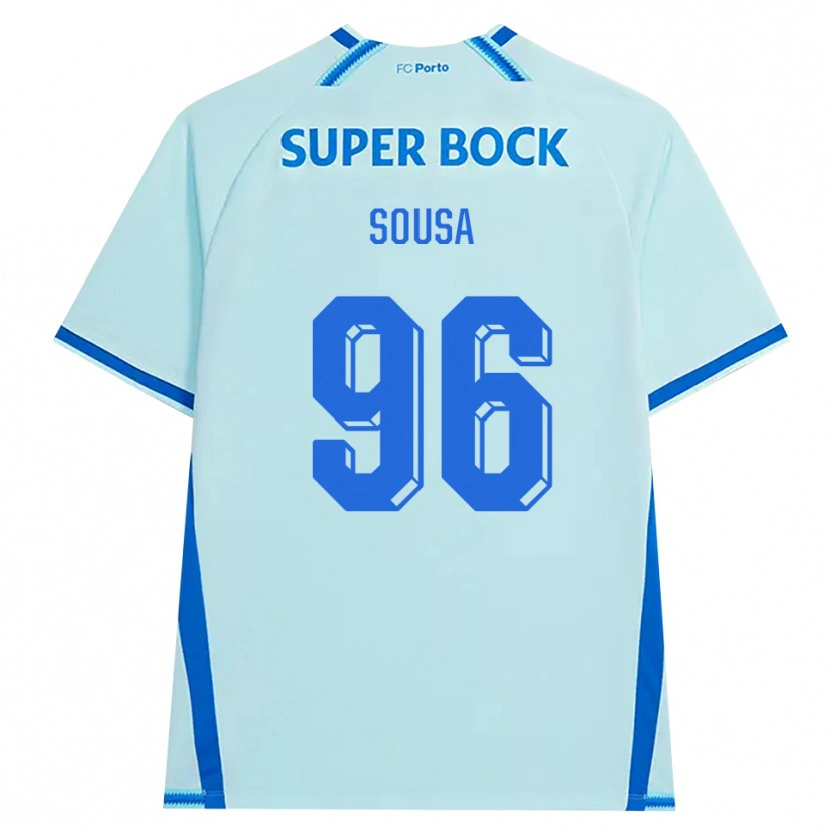 Danxen Homem Camisola Filipe Sousa #96 Lightcyan Azul Terceiro 2026/27 Camisa