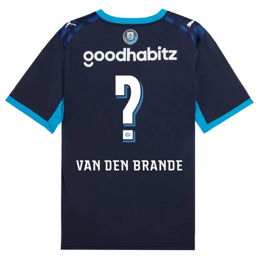 Danxen Homem Camisola Daan Van Den Brande #0 Dodgerblue Royalblue Terceiro 2026/27 Camisa