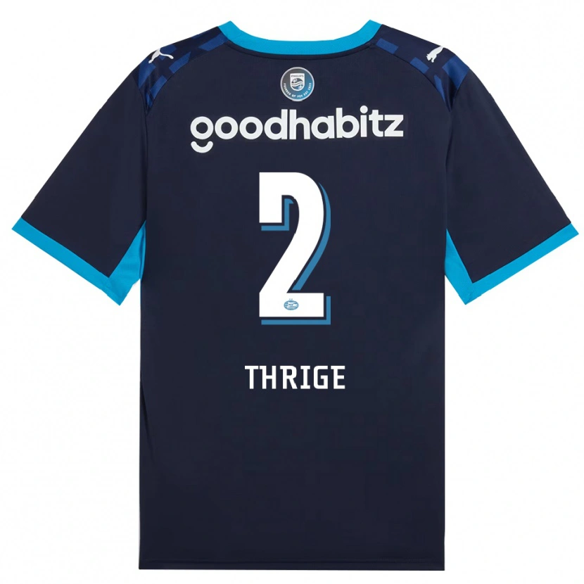 Danxen Homem Camisola Sara Thrige #2 Dodgerblue Royalblue Terceiro 2026/27 Camisa