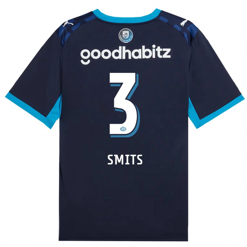 Danxen Homem Camisola Thomas Smits #3 Dodgerblue Royalblue Terceiro 2026/27 Camisa