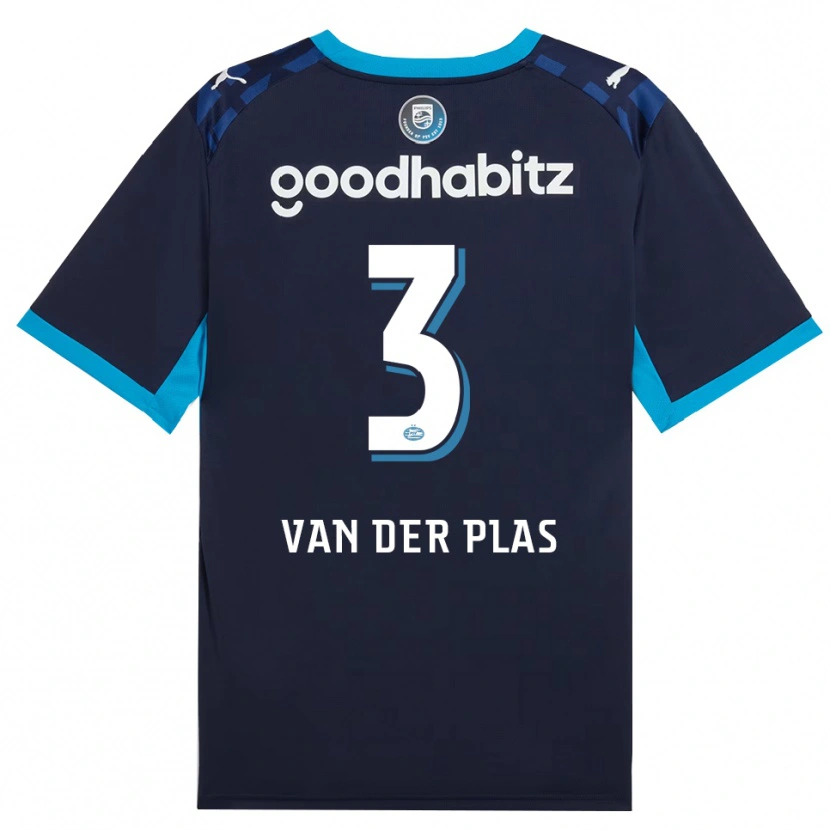 Danxen Homem Camisola Sven Van Der Plas #3 Dodgerblue Royalblue Terceiro 2026/27 Camisa
