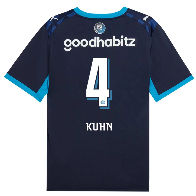 Danxen Homem Camisola Wessel Kuhn #4 Dodgerblue Royalblue Terceiro 2026/27 Camisa