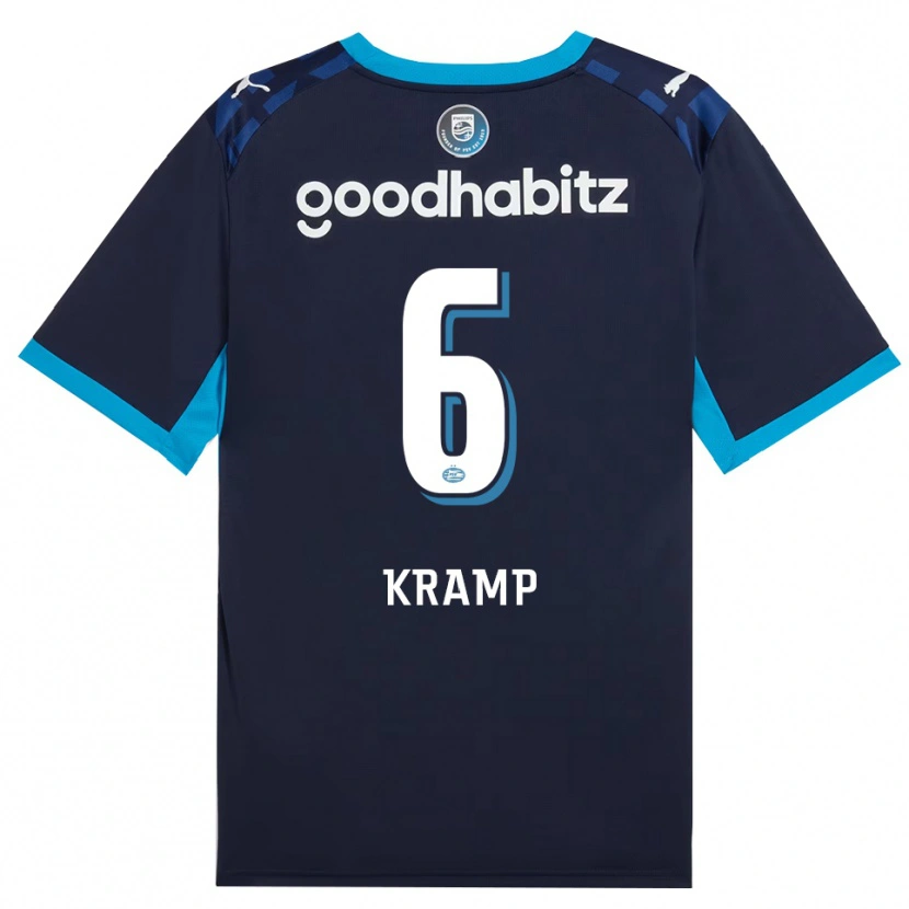 Danxen Homem Camisola Michael Kramp #6 Dodgerblue Royalblue Terceiro 2026/27 Camisa