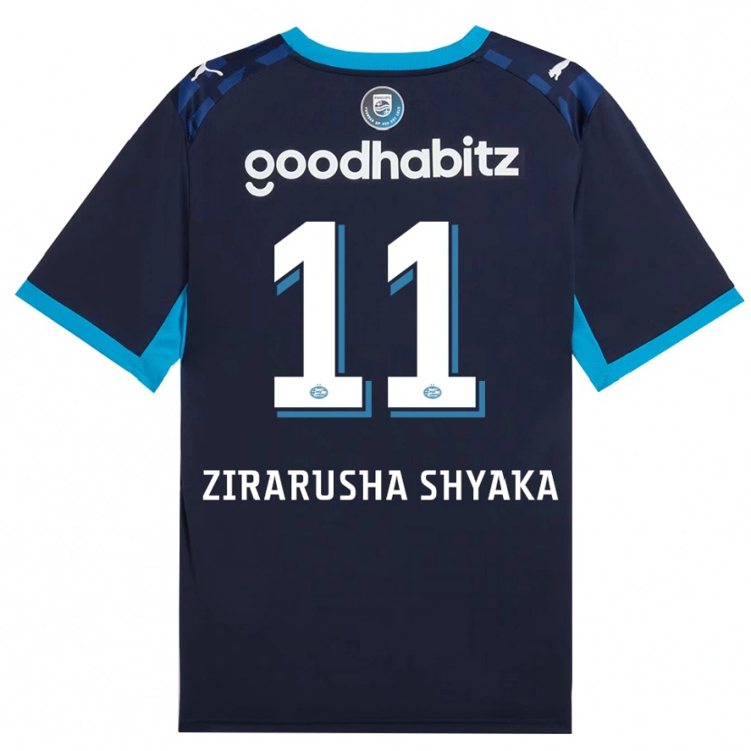 Danxen Homem Camisola David Zirarusha Shyaka #11 Dodgerblue Royalblue Terceiro 2026/27 Camisa