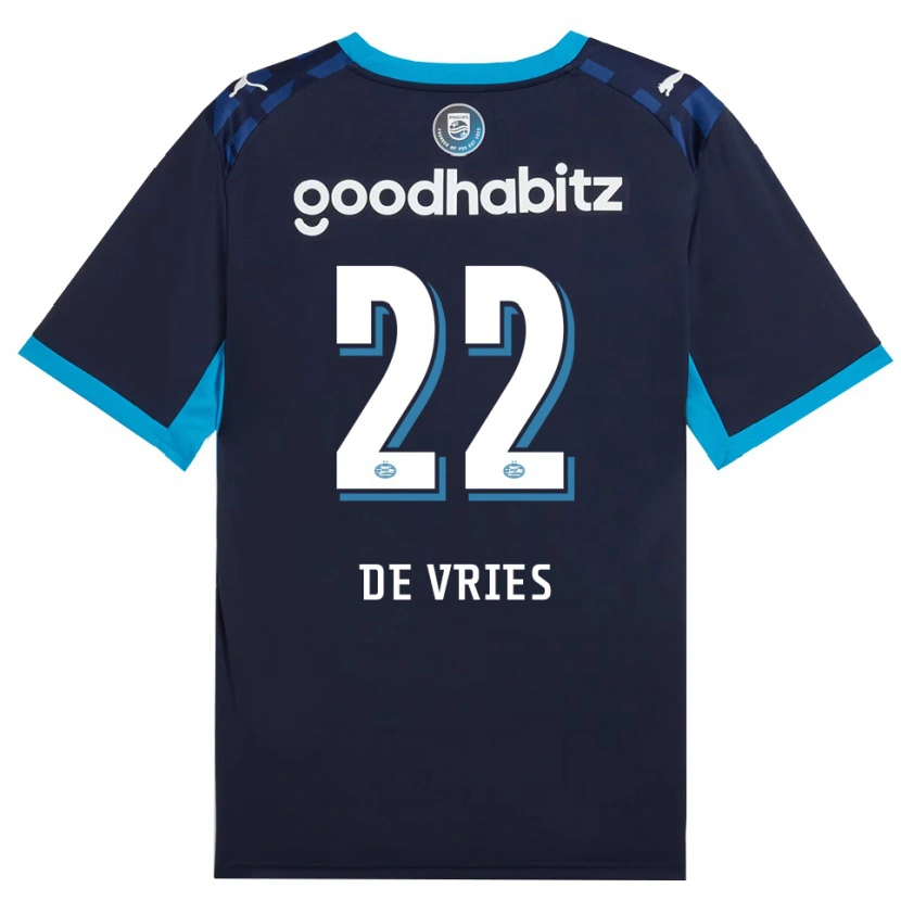 Danxen Homem Camisola Lyam De Vries #22 Dodgerblue Royalblue Terceiro 2026/27 Camisa