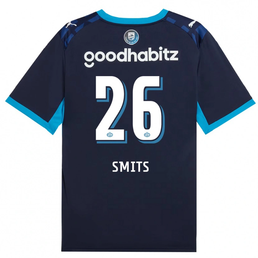 Danxen Homem Camisola Eef Smits #26 Dodgerblue Royalblue Terceiro 2026/27 Camisa