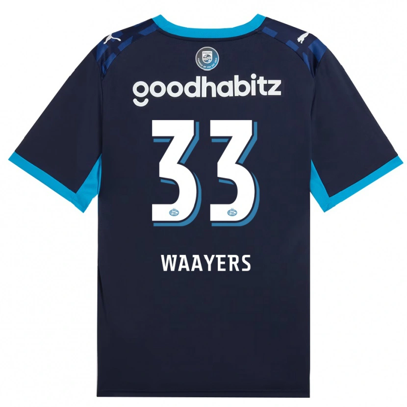 Danxen Homem Camisola Eus Waayers #33 Dodgerblue Royalblue Terceiro 2026/27 Camisa