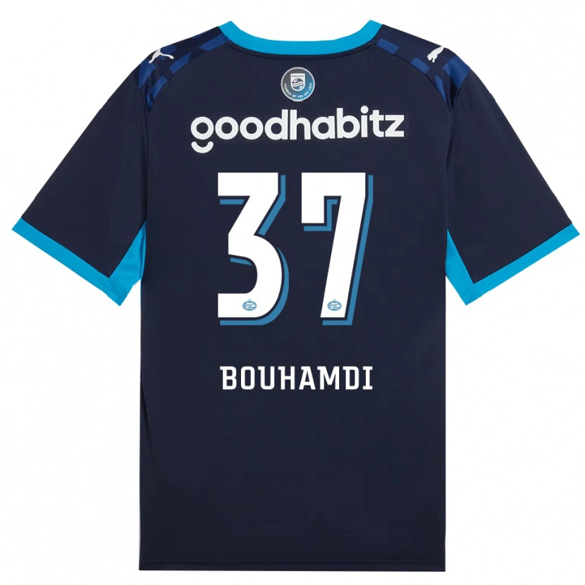 Danxen Homem Camisola Amir Bouhamdi #37 Dodgerblue Royalblue Terceiro 2026/27 Camisa