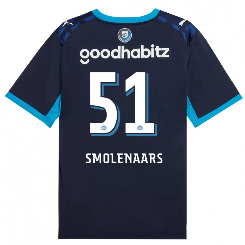 Danxen Homem Camisola Tijn Smolenaars #51 Dodgerblue Royalblue Terceiro 2026/27 Camisa