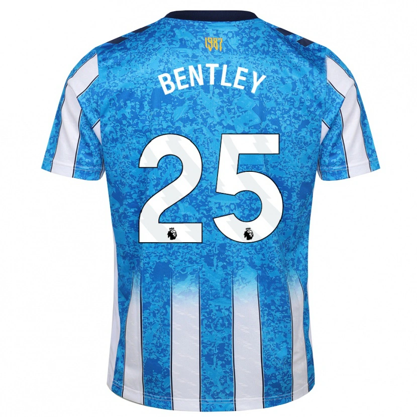 Danxen Homem Camisola Daniel Bentley #25 Branco Azul Laranja Principal 2026/27 Camisa