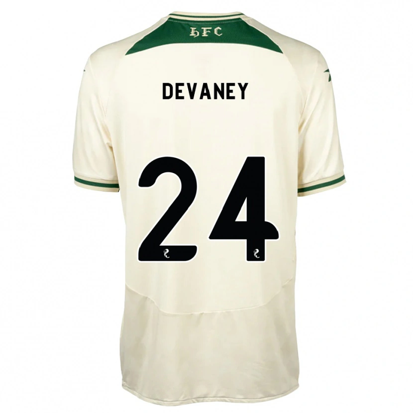 Danxen Homem Camisola Jacob Devaney #24 Branco Floresta Alternativa 2026/27 Camisa