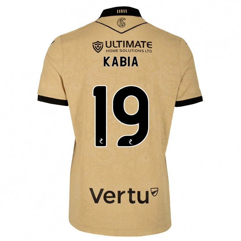 Danxen Homem Camisola Ismeal Kabia #19 Madeira Queimada Preto Alternativa 2026/27 Camisa