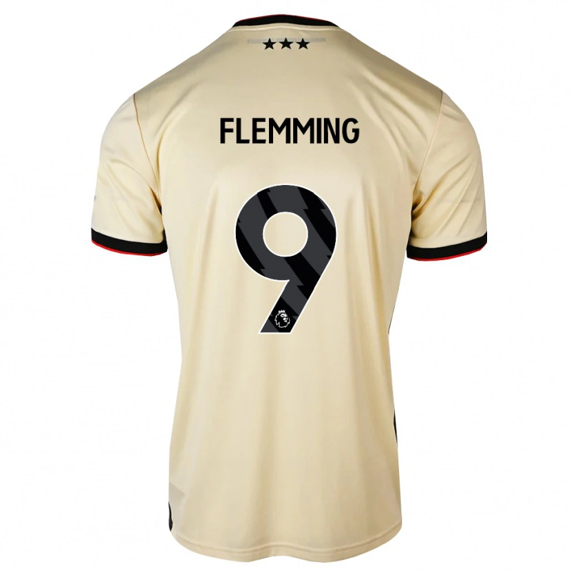 Danxen Homem Camisola Zian Flemming #9 Chiffon De Limão Preto Vermelho Alternativa 2026/27 Camisa