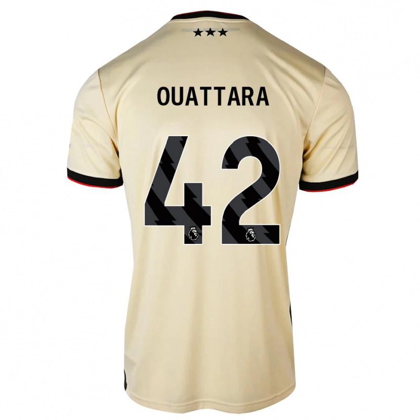 Danxen Homem Camisola Abdoul Ouattara #42 Chiffon De Limão Preto Vermelho Alternativa 2026/27 Camisa