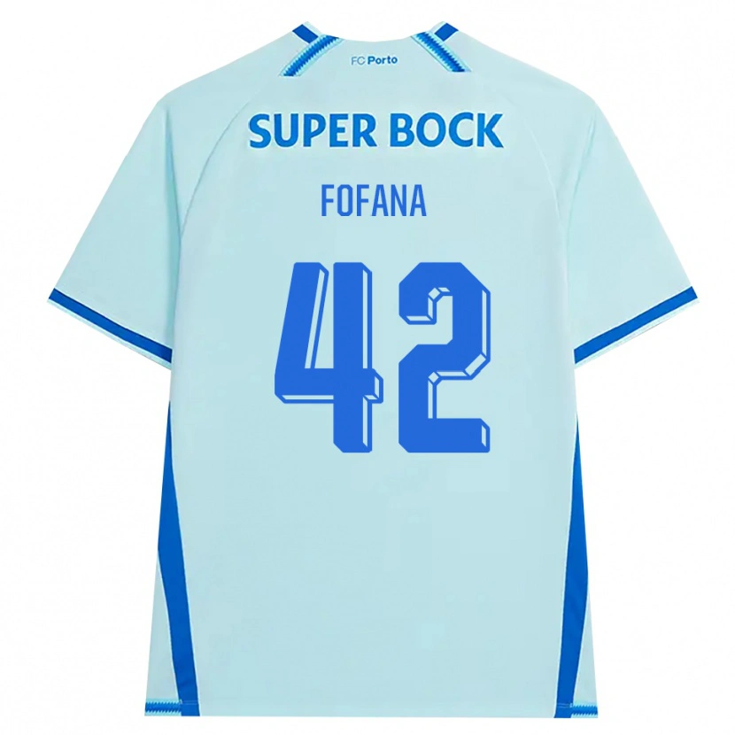 Danxen Homem Camisola Seko Fofana #42 Lightcyan Azul Terceiro 2026/27 Camisa