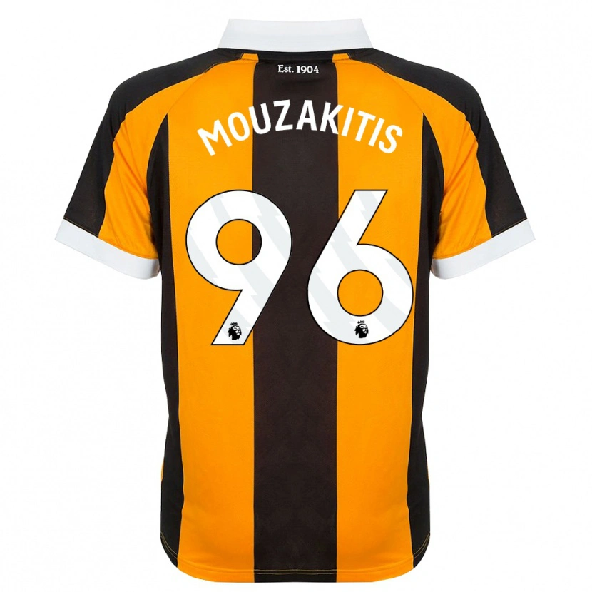 Danxen Homem Camisola Christos Mouzakitis #96 Laranja Preto Branco Principal 2026/27 Camisa