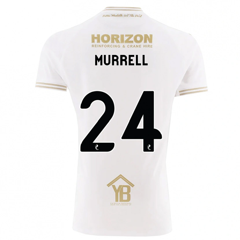 Danxen Mulher Camisola Jacob Murrell #24 Trigo Branco Alternativa 2026/27 Camisa