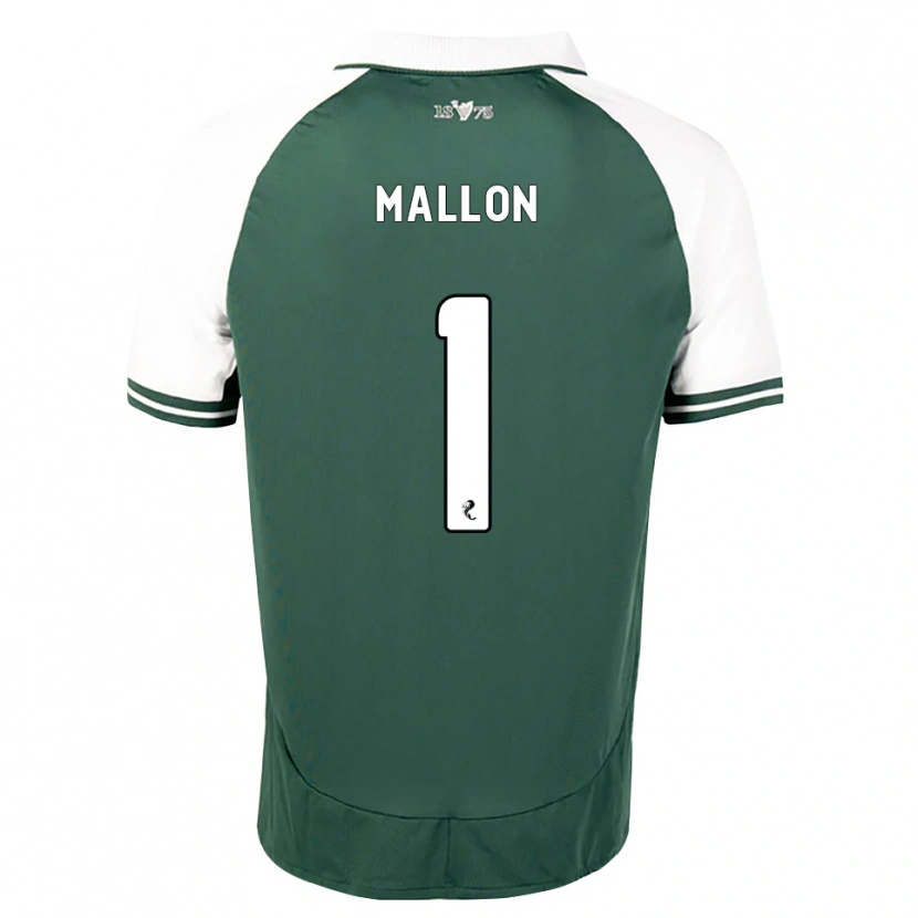 Danxen Mulher Camisola Ryan Mallon #1 Verde Mar Branco Principal 2026/27 Camisa