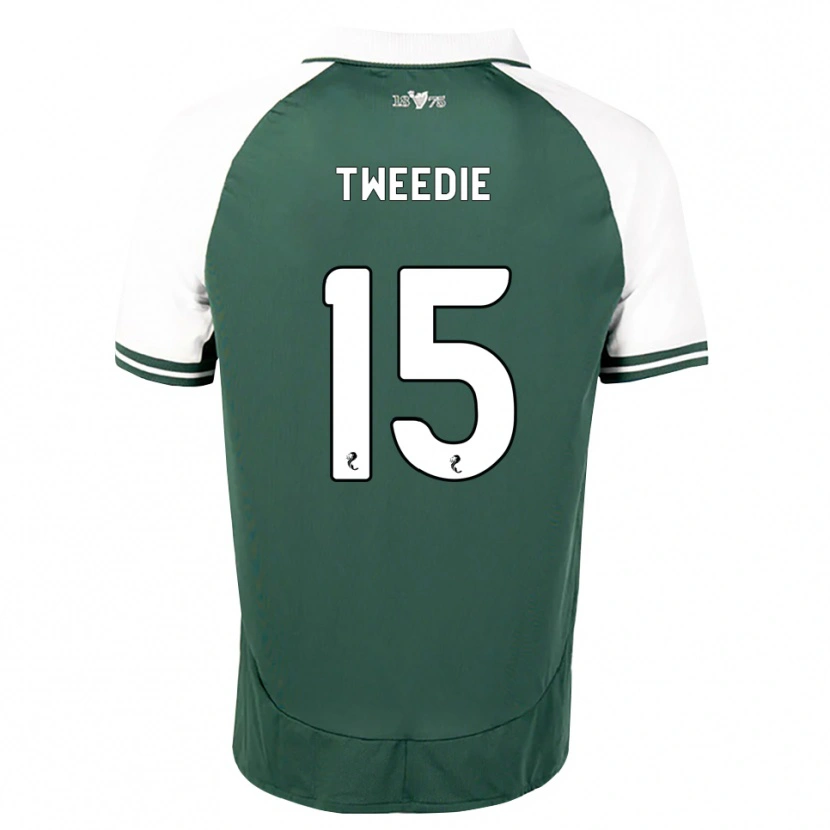 Danxen Mulher Camisola Lia Tweedie #15 Verde Mar Branco Principal 2026/27 Camisa
