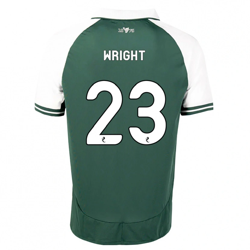 Danxen Mulher Camisola Callum Wright #23 Verde Mar Branco Principal 2026/27 Camisa
