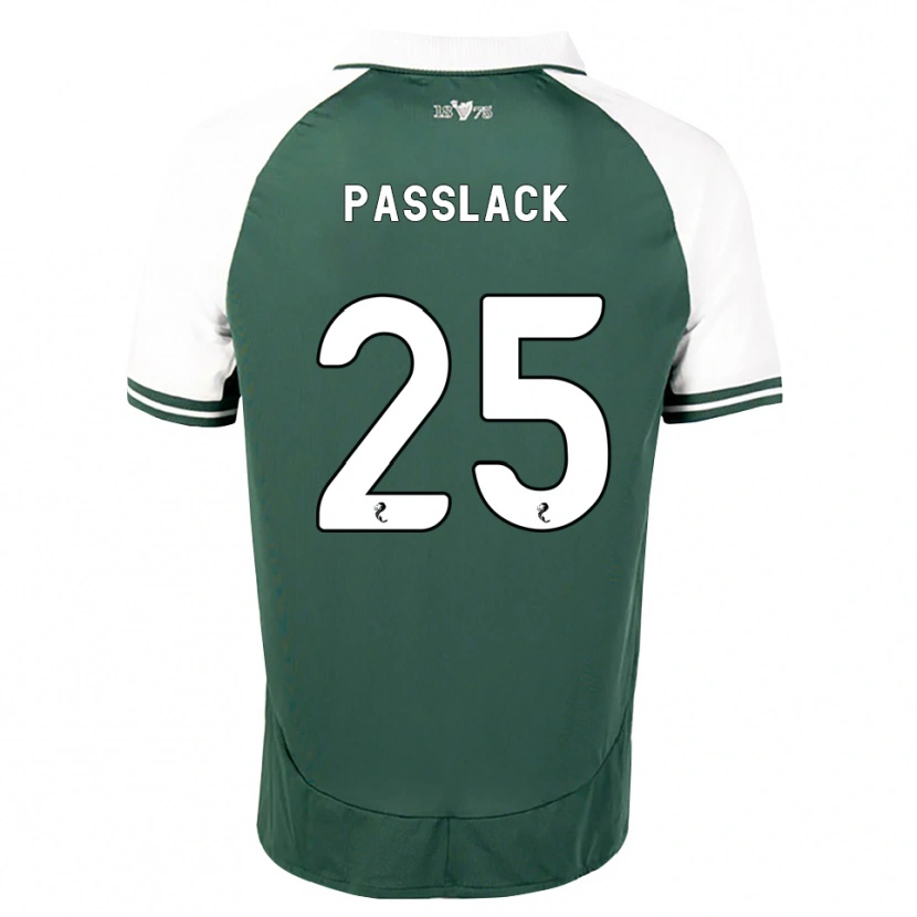 Danxen Mulher Camisola Felix Passlack #25 Verde Mar Branco Principal 2026/27 Camisa