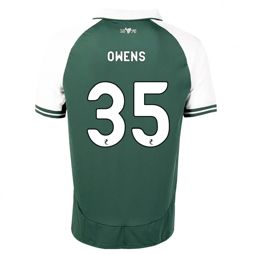 Danxen Mulher Camisola Freddie Owens #35 Verde Mar Branco Principal 2026/27 Camisa