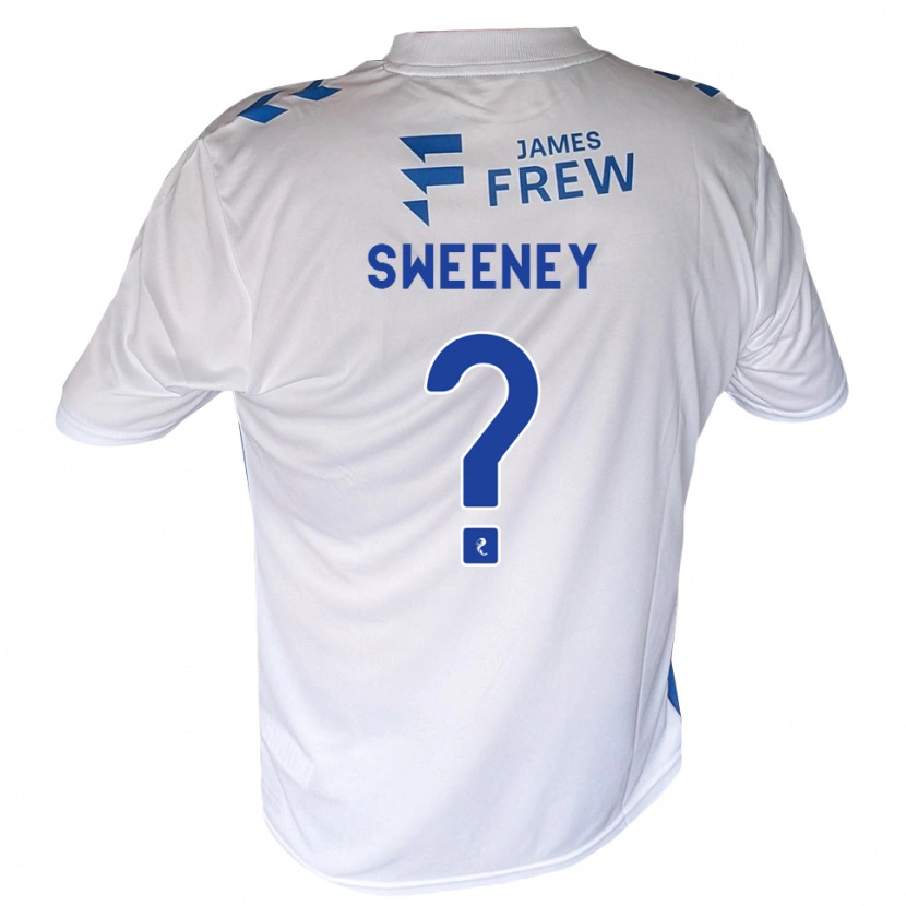 Danxen Mulher Camisola Connor Sweeney #0 Azul Real Branco Principal 2026/27 Camisa