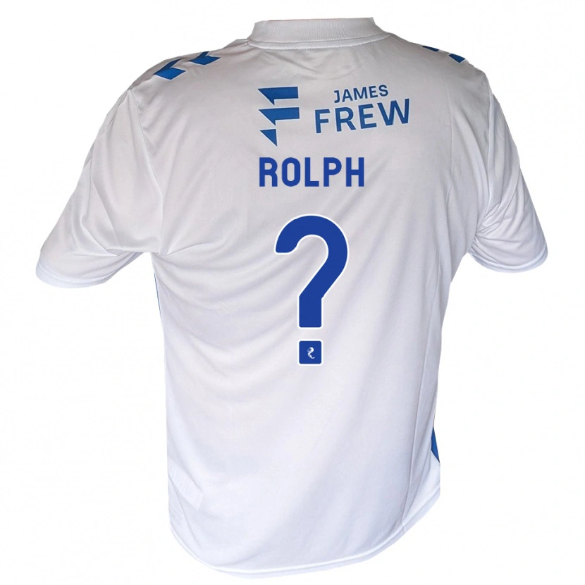 Danxen Mulher Camisola Kirsten Rolph #0 Azul Real Branco Principal 2026/27 Camisa