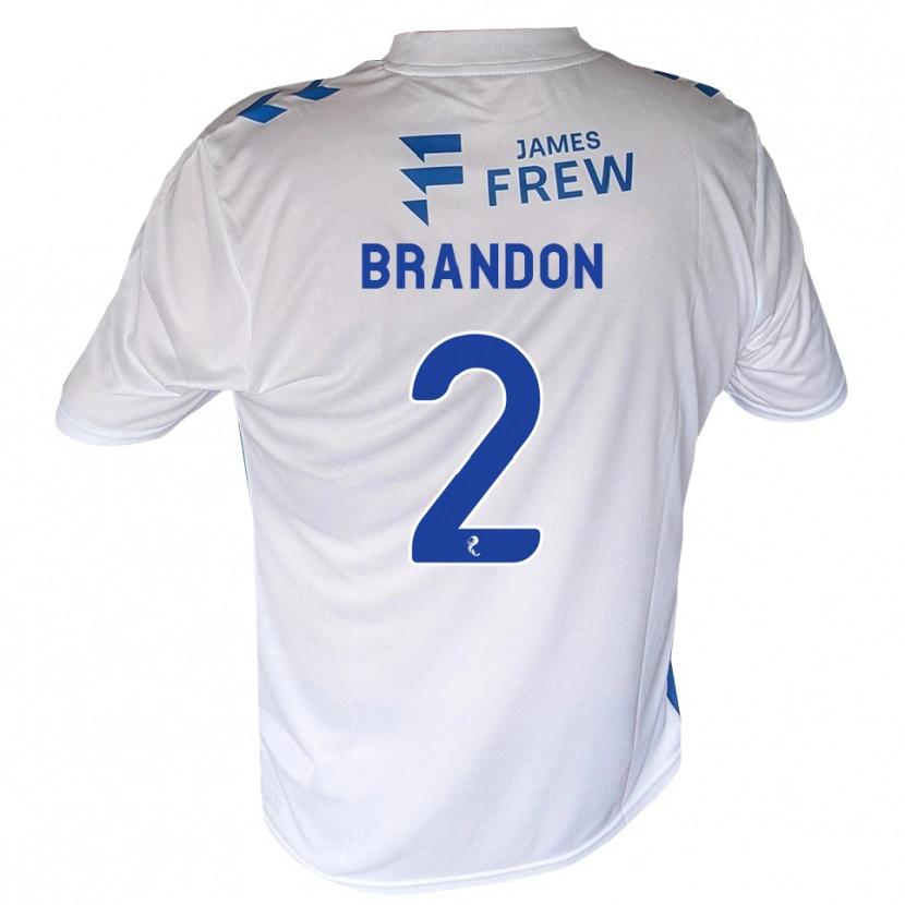 Danxen Mulher Camisola Jamie Brandon #2 Azul Real Branco Principal 2026/27 Camisa