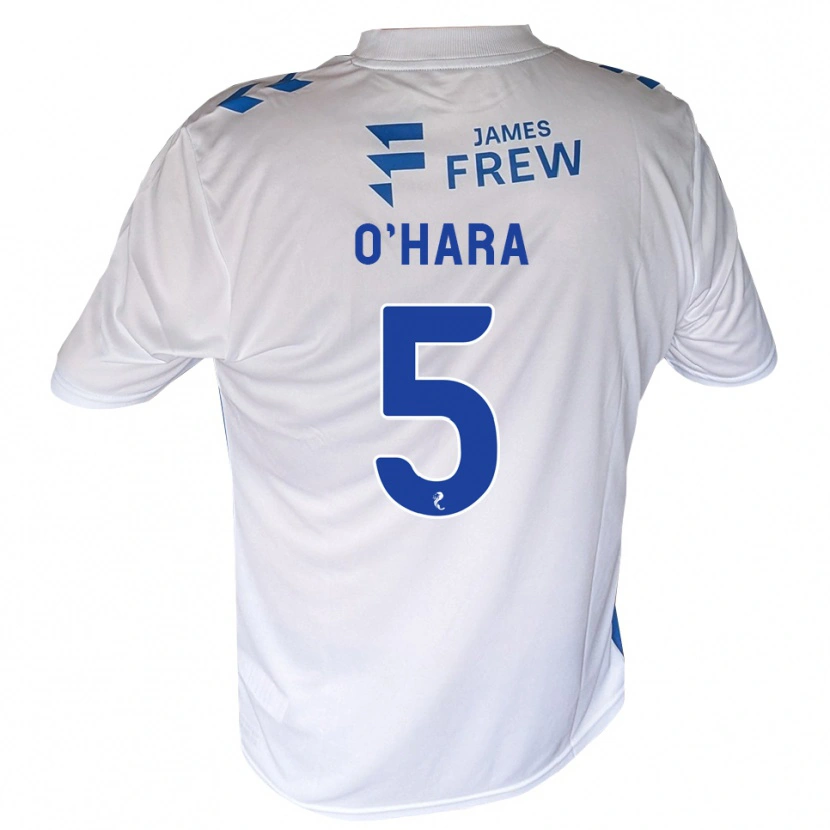 Danxen Mulher Camisola Mark O'hara #5 Azul Real Branco Principal 2026/27 Camisa