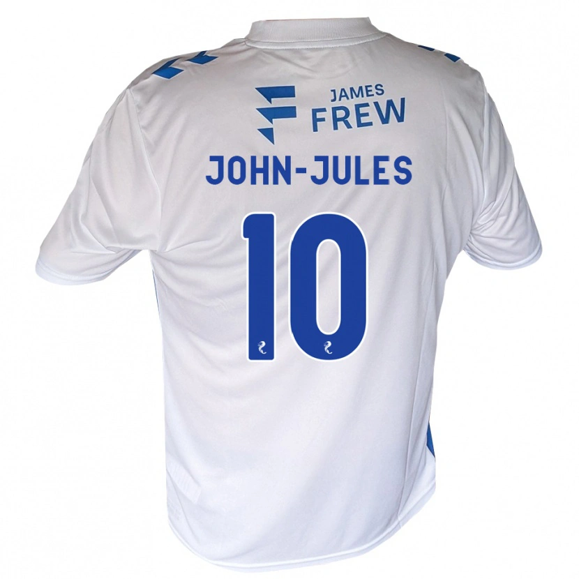 Danxen Mulher Camisola Tyreece John-Jules #10 Azul Real Branco Principal 2026/27 Camisa