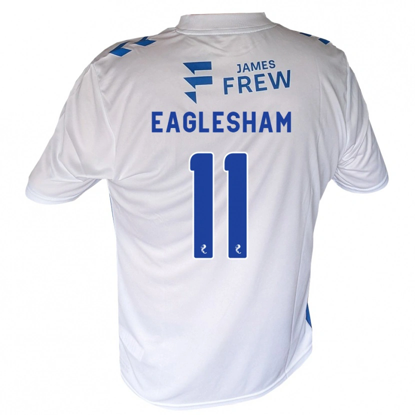 Danxen Mulher Camisola Cooper Eaglesham #11 Azul Real Branco Principal 2026/27 Camisa
