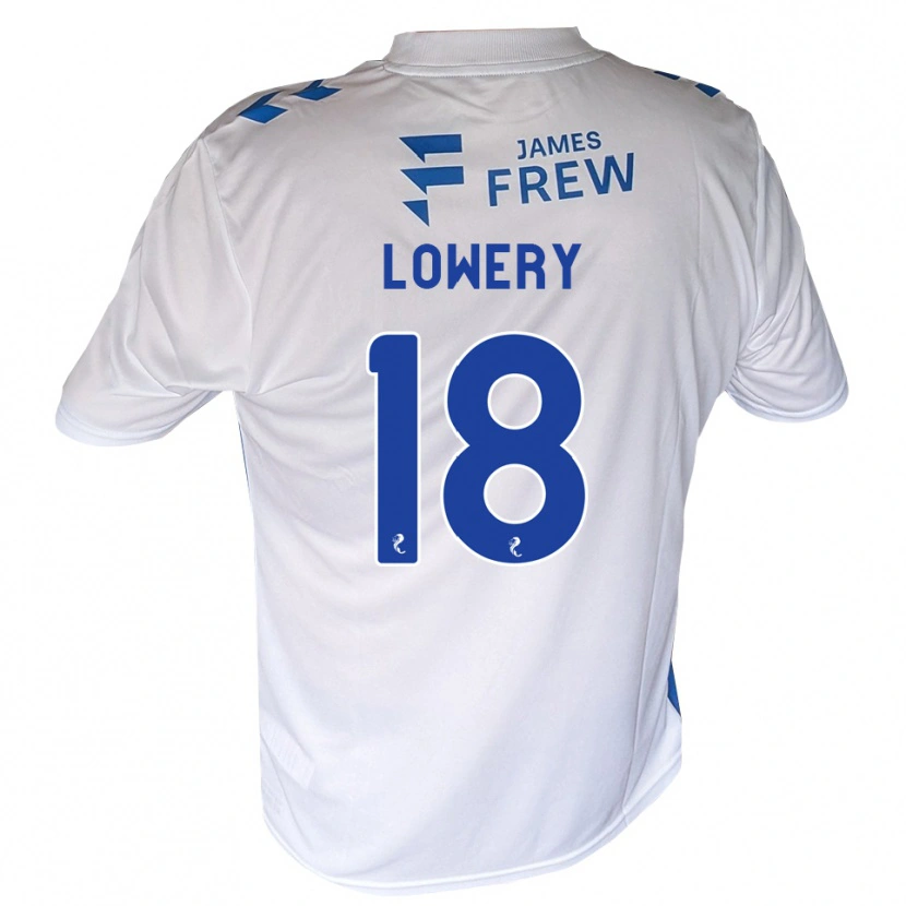 Danxen Mulher Camisola Tom Lowery #18 Azul Real Branco Principal 2026/27 Camisa