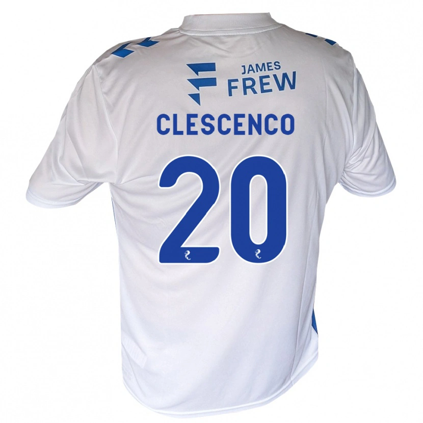 Danxen Mulher Camisola Nicky Clescenco #20 Azul Real Branco Principal 2026/27 Camisa