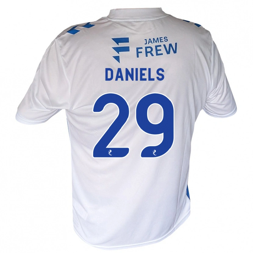 Danxen Mulher Camisola Djenairo Daniels #29 Azul Real Branco Principal 2026/27 Camisa