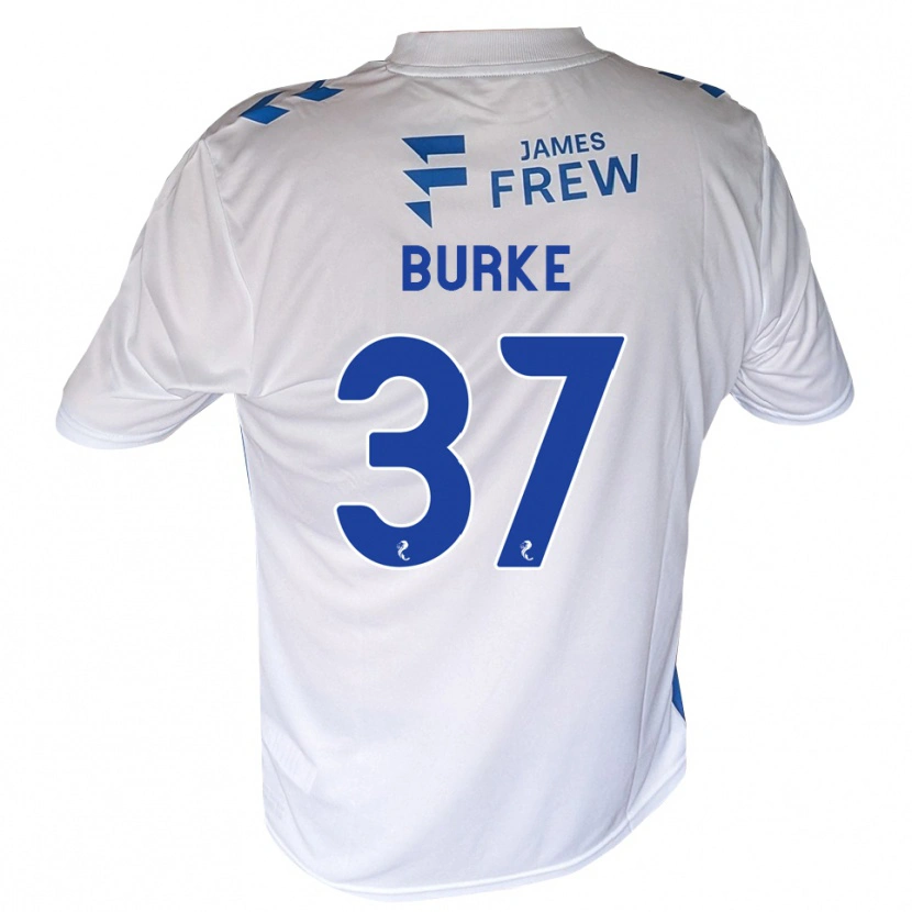 Danxen Mulher Camisola Cole Burke #37 Azul Real Branco Principal 2026/27 Camisa
