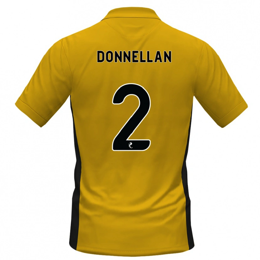 Danxen Mulher Camisola Shaun Donnellan #2 Laranja Preto Principal 2026/27 Camisa