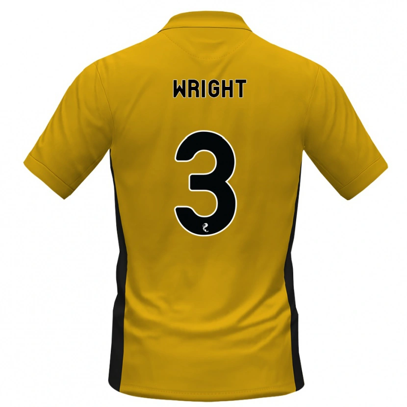 Danxen Mulher Camisola Duncan Wright #3 Laranja Preto Principal 2026/27 Camisa
