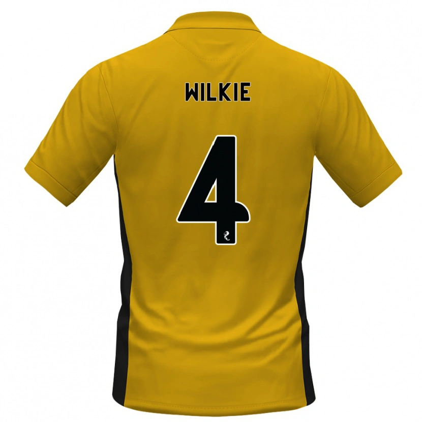Danxen Mulher Camisola Jack Wilkie #4 Laranja Preto Principal 2026/27 Camisa