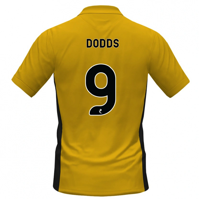 Danxen Mulher Camisola Jen Dodds #9 Laranja Preto Principal 2026/27 Camisa