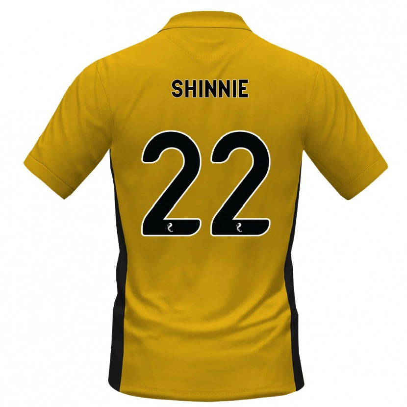 Danxen Mulher Camisola Andrew Shinnie #22 Laranja Preto Principal 2026/27 Camisa