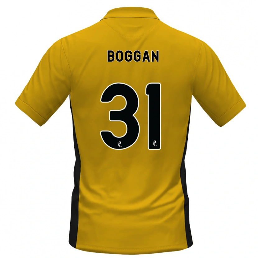Danxen Mulher Camisola Joe Boggan #31 Laranja Preto Principal 2026/27 Camisa