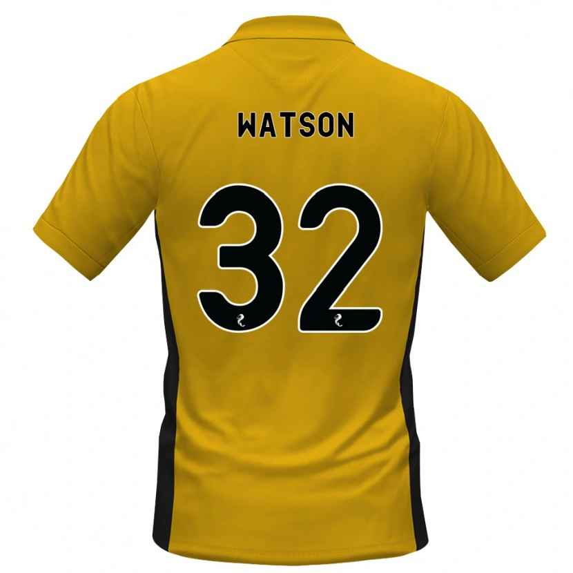Danxen Mulher Camisola Ashley Watson #32 Laranja Preto Principal 2026/27 Camisa